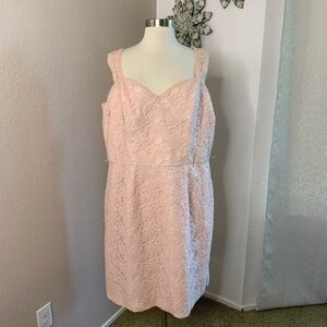 Mori Lee Lace Formal/Bridesmaids Blush Pink Dress